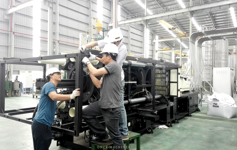 Injection Molding Machine Housing Installation